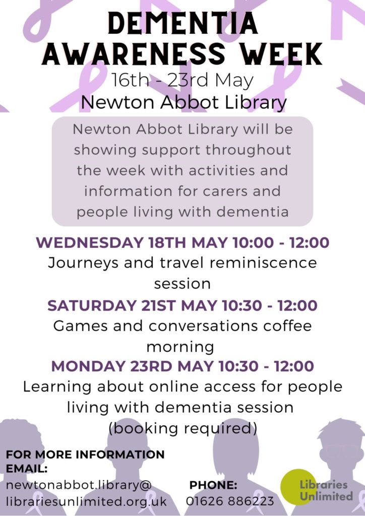 Dementia Awareness Week 16th to 23rd May 2022